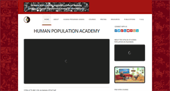 Desktop Screenshot of humanpopulationacademy.org